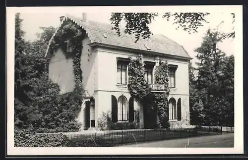 AK Doorn, Haus mit Garten im Sonnenschein