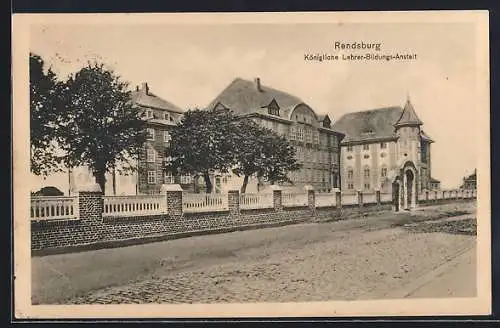 AK Rendsburg, Königliche Lehrer-Bildungs-Anstalt