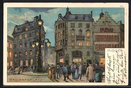 Lithographie Köln, Apotheke am Wallrafsplatz