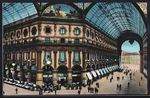 AK Milano, Ottagone de la Galleria Vittorio Emanuele