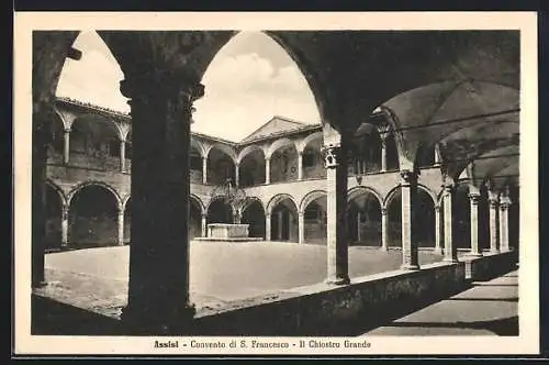 AK Assisi, Convento di S. Francesco, Il Chiostro Grande