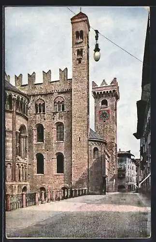 AK Trento, Esterno del Duomo, l`anticho Castelletto