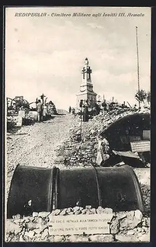 AK Redipuglia, Cimitero Militare agli Invitti III. Armata