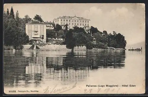 AK Pallanza /Lago Maggiore, Hotel Eden am Wasser