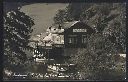 AK Lunz, H. Grubmayers Gastwirtschaft am Lunzer See