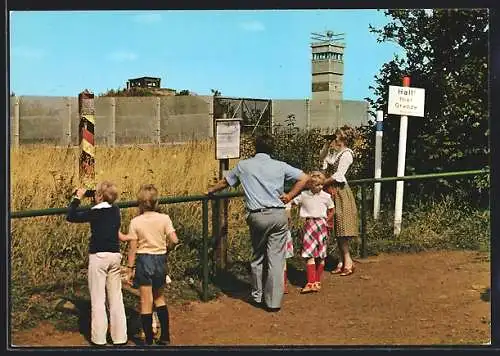 AK Grenzübersichtspunkt, Parkplatz Schwarzes Moor, Blick zum Erdbunker