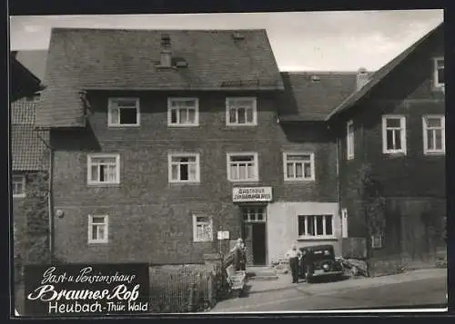 AK Heubach / Thür. Wald, Gast- u. Pensionshaus Braunes Rob