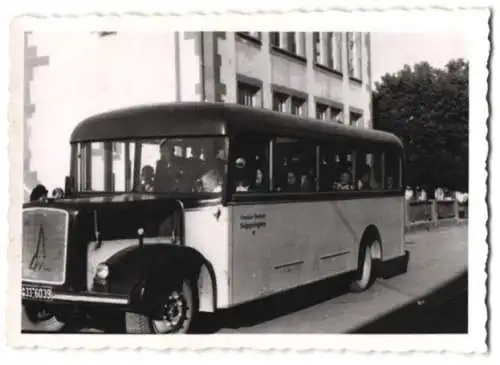 Fotografie Bus Magirus-Deutz, Linienbus im Omnibusverkehr Göppingen