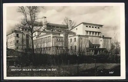 AK Gallspach /Ob.-Öst., Partie am Institut Zeileis