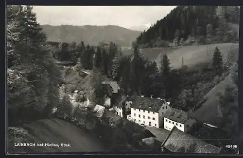 AK Landl, Lainbach bei Hieflau, Ortsansicht