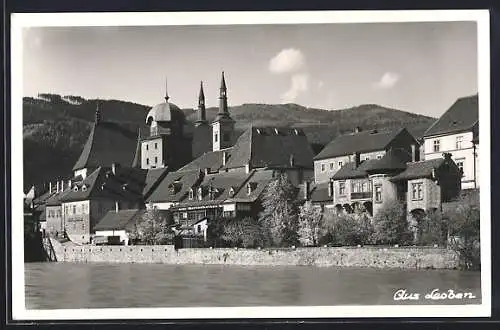 AK Leoben, Flusspartie und Kirche