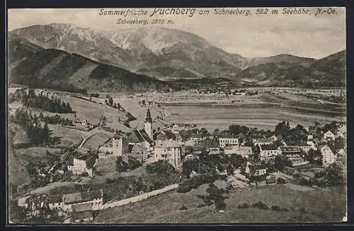 AK Puchberg am Schneeberg, Ortsansicht mit Umgebung