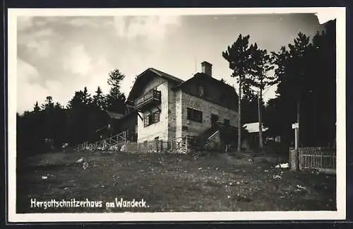 AK Hergottschnitzerhaus am Wandeck, Gesamtansicht
