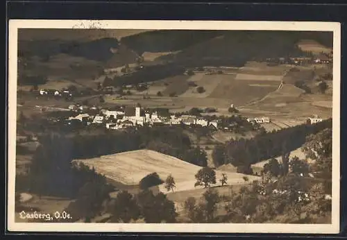 AK Lasberg /O.-Oe., Ortsansicht mit Blick über die Umgebung