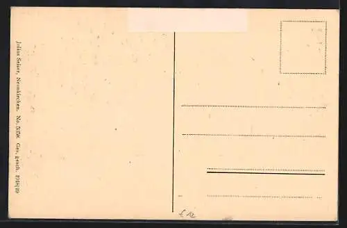 AK Grünbach a. Schneeberg, Ortsansicht mit Schneeberg