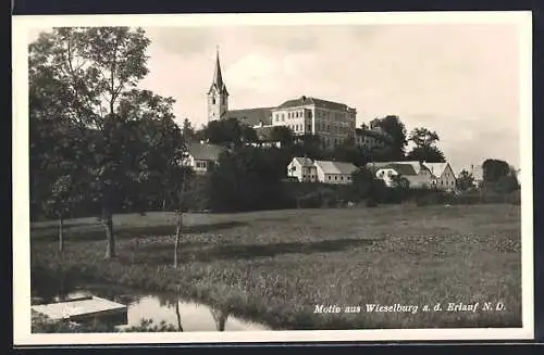 AK Wieselburg a. d. Erlauf, Blick auf die Kirche