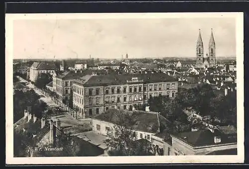 AK Wr. Neustadt, Blick über die Dächer