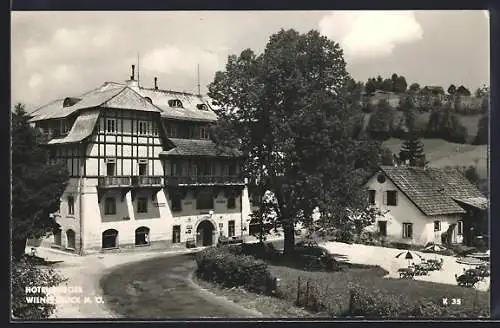 AK Wienerbruck, Hotel Burger mit Restaurant