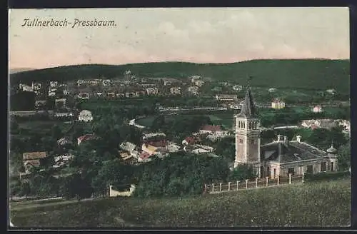 AK Tullnerbach-Pressbaum, Totalansicht vom Berg aus