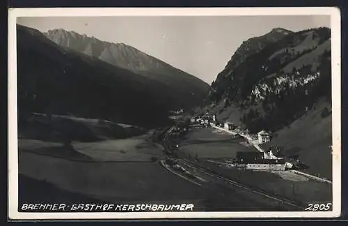 AK Brenner, Blick auf das Gasthaus Kerschbaumer