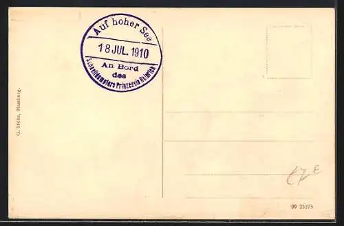 AK Passagierschiff Salondampfer Prinzessin Heinrich der HAL in Fahrt
