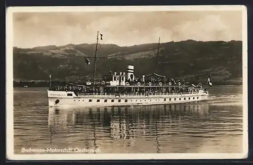 AK Bodensee-Motorschiff Oesterreich, Binnenschiff