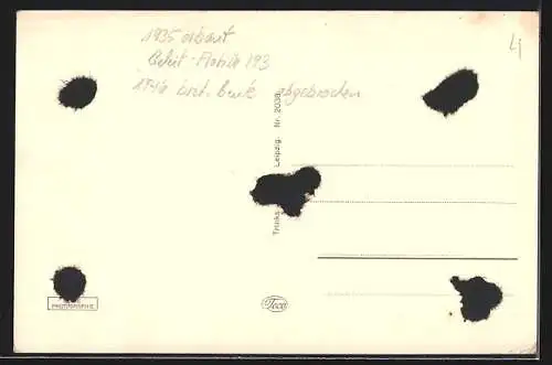 AK Flottenbegleiter F 4 bei stiller See