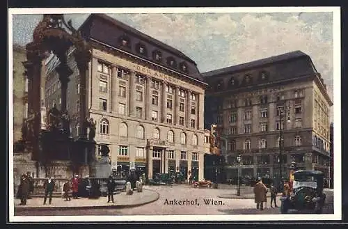 Künstler-AK Wien, Hoher Markt, Ankerhof