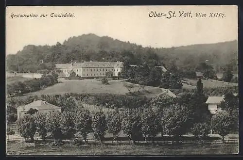 AK Wien, Ober-St. Veit, Restaurant zur Einsiedelei