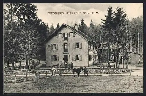 AK Bellefosse, Forsthaus Schirrgut