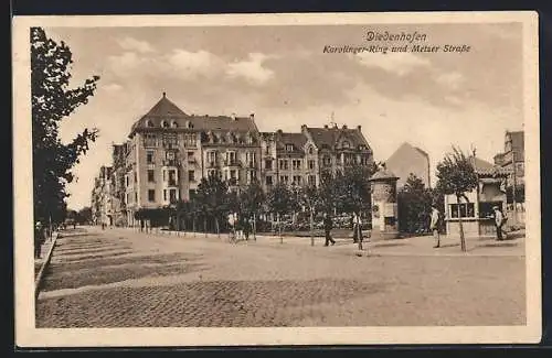 AK Diedenhofen, Karolinger-Ring und Metzer Strasse