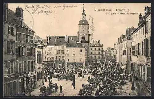 AK Diedenhofen, Marktplatz