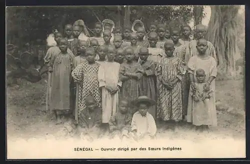 AK Sénégal, Ouvroir dririgé par des Soeurs Indigènes