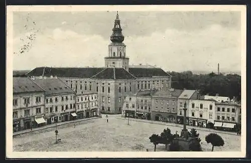 AK Kremsier, Schloss mit Strassenpartie