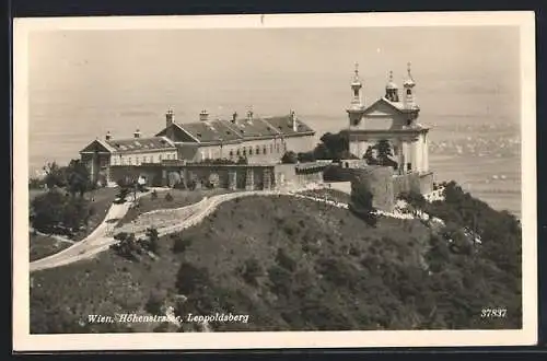 AK Wien, Höhenstrasse und Leopoldsberg