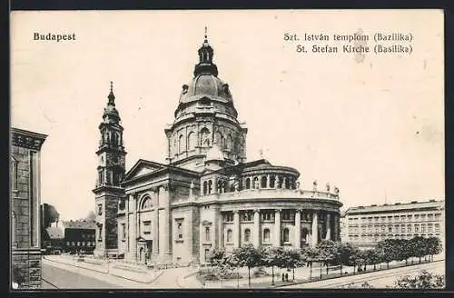 AK Budapest, St. Stefan Kirche