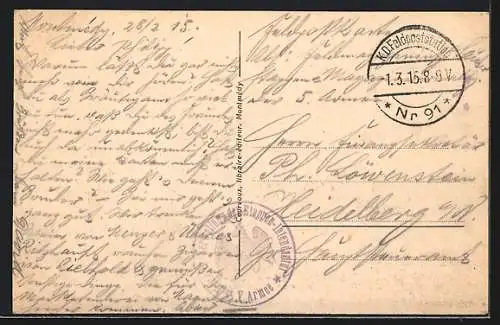 AK Montmédy, Une rue