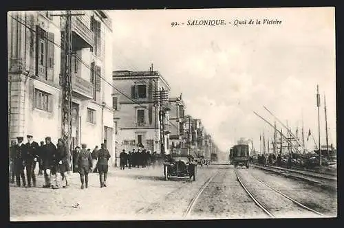 AK Salonique, Quai de la Victoire