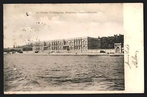 AK Constantinople, Bosphore, Le Palais Tehéraghan