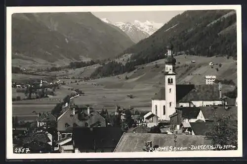 AK Fulpmes, Ortsansicht mit Zuckerhütl