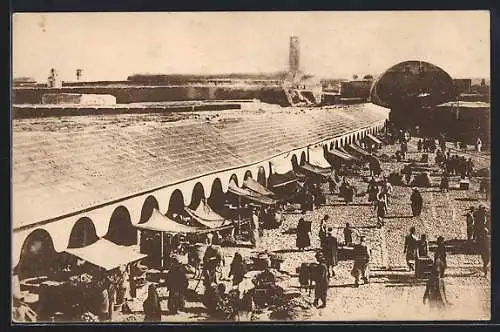 AK Homs, Vue de la Place du Marché, Marktplatzansicht