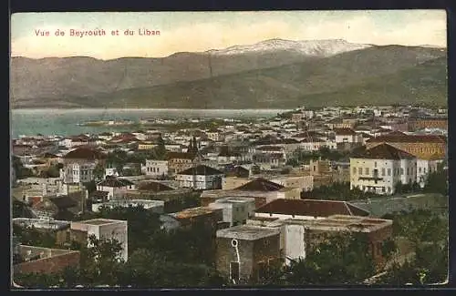 AK Beyrouth, Vue de Beyrouth et du Liban