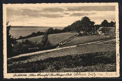 AK Meierwik bei Glücksburg, Gaststätte Alter Meierhof, Flensburger Förde