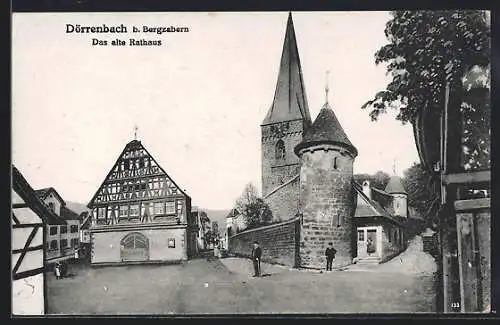 AK Dörrenbach / Pfalz, Das alte Rathaus