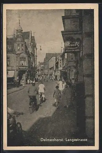 AK Delmenhorst, Blick in die Lange Strasse