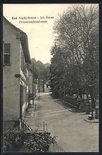AK Bad Niederbronn, Promenadenstrasse