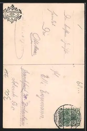 AK St. Ludwig /Ob.-Els., Baslerstrasse, Hüningerstrasse, Post, Elsässerin, Marktplatz