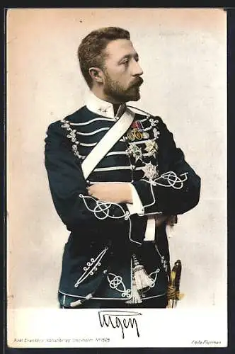 AK Prinz Eugen von Schweden, Portrait in Uniform