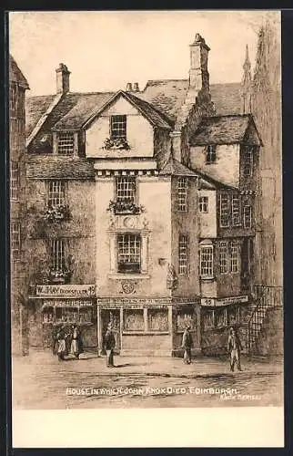 AK Edinburgh, House in which John Knox died