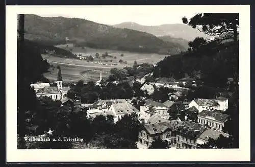 AK Weissenbach a.d. Triesting, Ansicht aus der Vogelschau